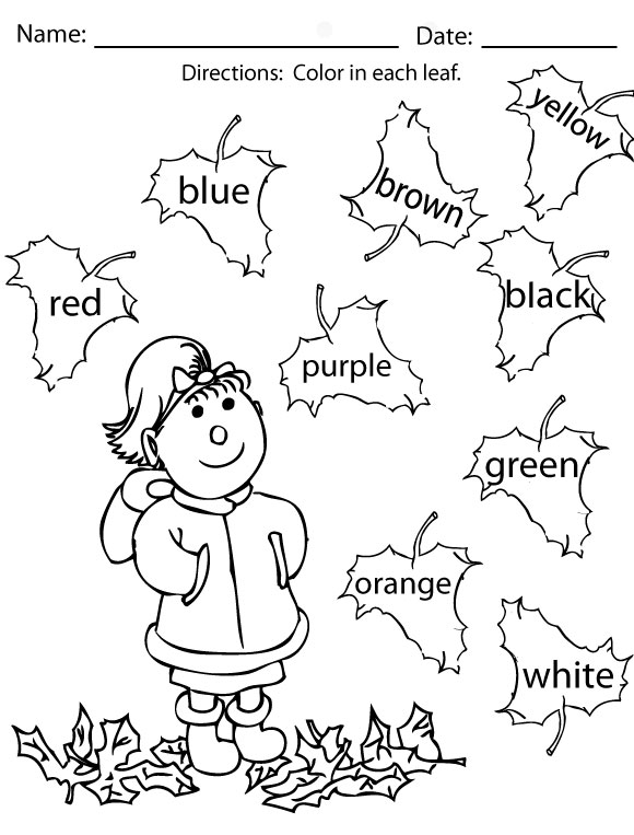 Fall Coloring Pages Fall Activities For Kids