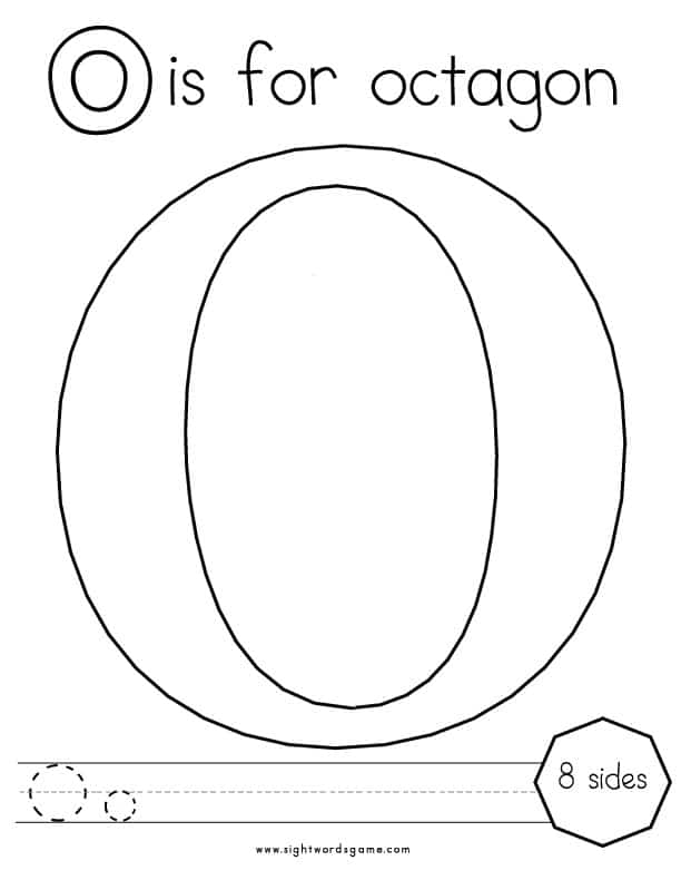 o coloring pages - photo #17