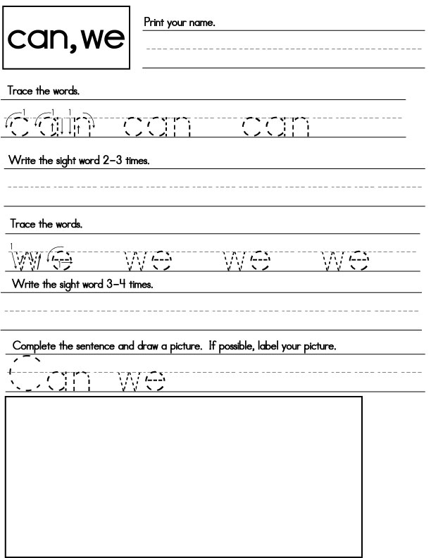 kindergarten-sight-word-worksheets-sight-words-reading-writing