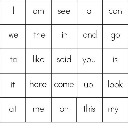 Sight Word Games Bingo Sight Words Reading Writing Spelling Worksheets