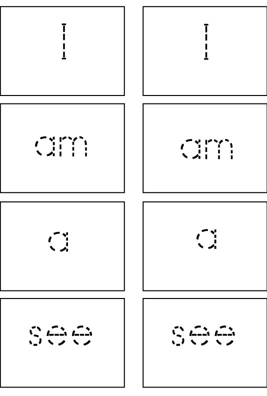Sight Word Game Cards: First 25 Sight Words - Sight Words, Reading