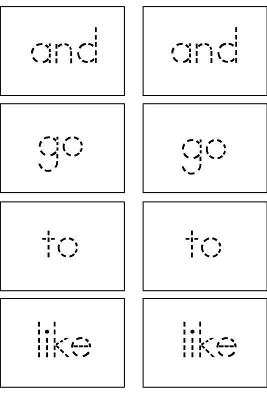 Sight Word Game Cards: First 25 Sight Words - Sight Words, Reading