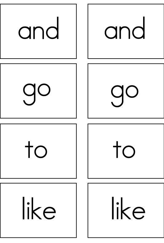Sight Word Game Cards: First 25 Sight Words - Sight Words, Reading