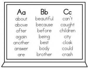 2nd grade sight words