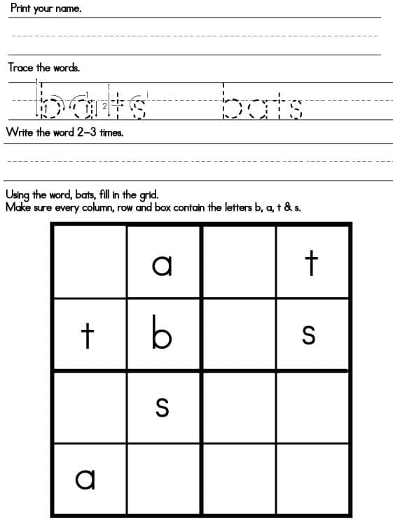 Sudoku 4 x 4 Worksheet - Sudoku for Kids (Teacher-Made)