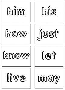 Flash Cards Bubble Font