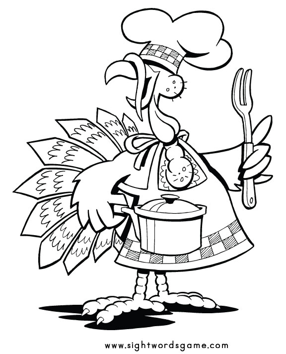  Fun Thanksgiving Coloring Pages 3