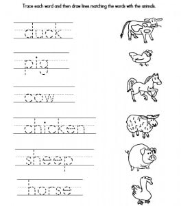 Sight Word Book: Farm Animals - Sight Words, Reading, Writing, Spelling