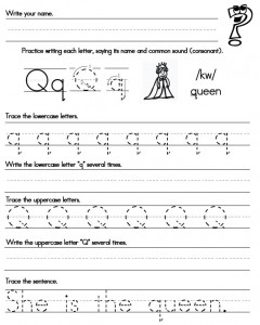 Printable Handwriting Worksheets - Sight Words, Reading, Writing