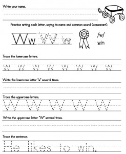 Penmanship Worksheets Printable