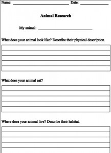 research worksheets 3rd grade