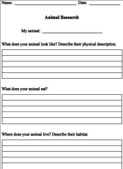 Animal Research Project Template