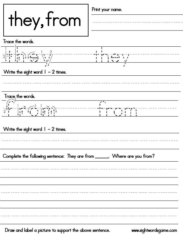 Sight-words-worksheet---they---from