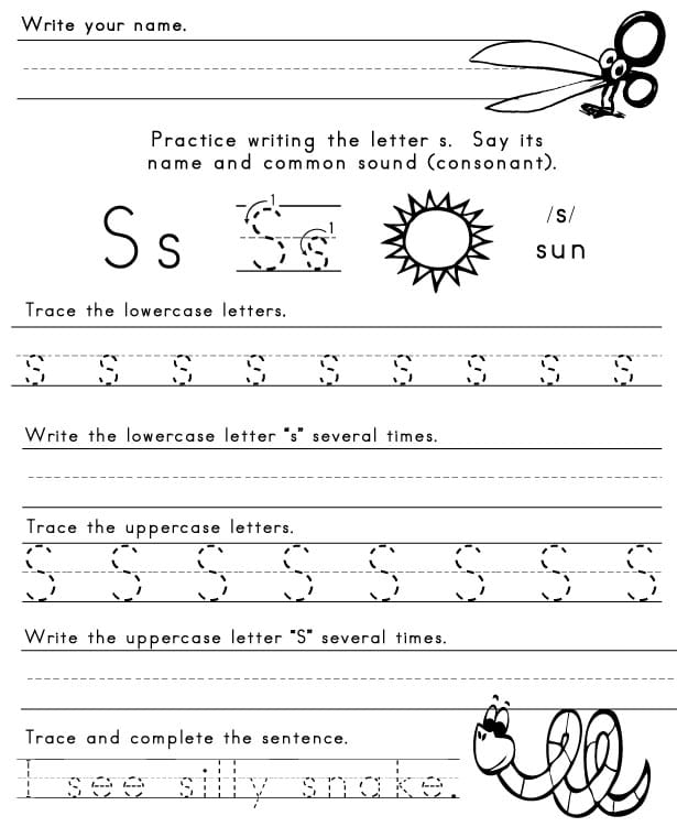 Letter-s-Worksheet-1