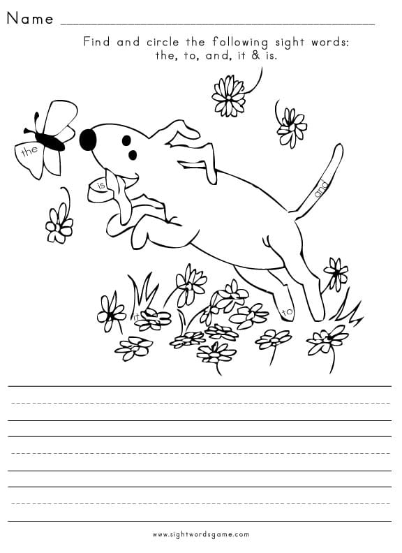 Sight-Word-Worksheet-Spring-6