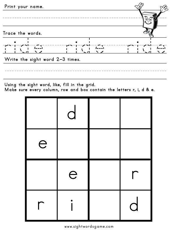 Ms. Harris' Sight Word List - Sight Words, Reading, Writing, Spelling