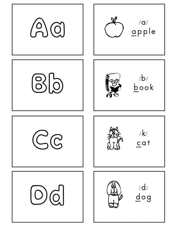 Alphabet-Flash-Cards-Bubble-Font