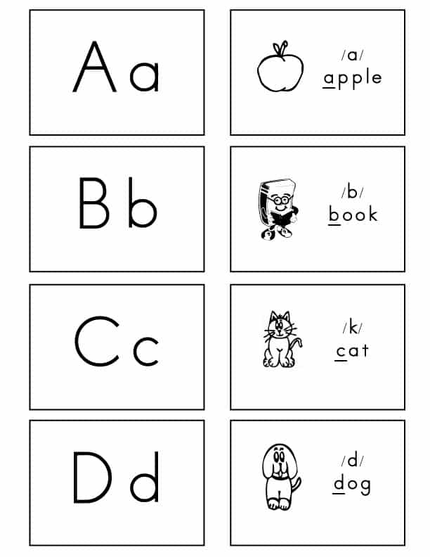 Alphabet-Flash-Cards-Regular-Font