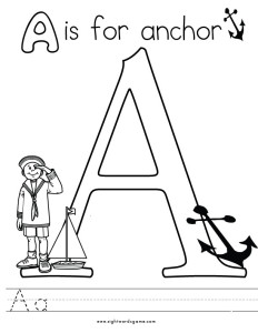 Alphabet Coloring Pages - Sight Words, Reading, Writing, Spelling ...