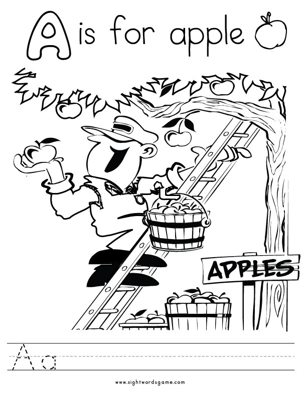 Letter-A--Coloring-Page