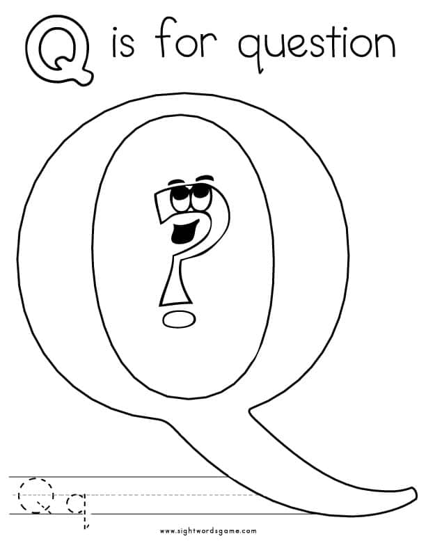 Alphabet Coloring Pages - Sight Words, Reading, Writing ...