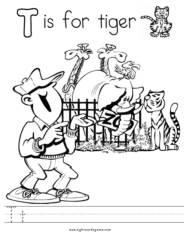 Download Alphabet Coloring Pages - Sight Words, Reading, Writing ...