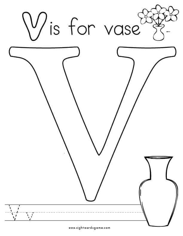 Letter-V-Coloring-Page-2