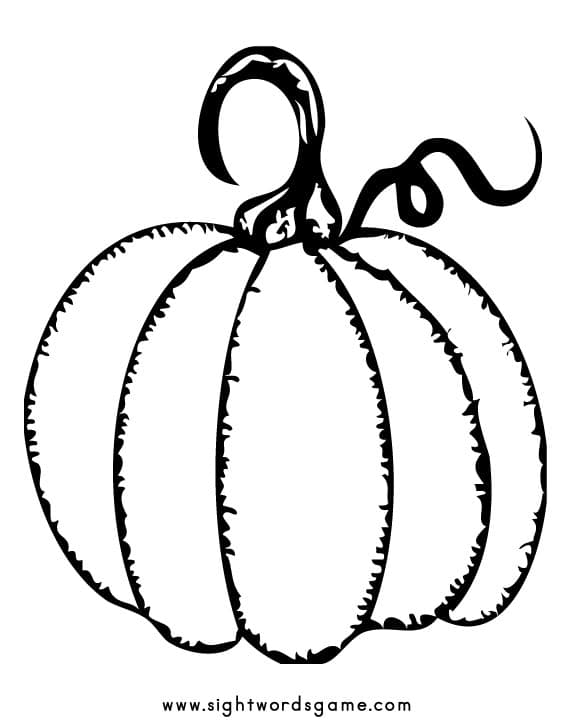 Fall Coloring Pages and Activities - Sight Words, Reading, Writing, Spelling & Worksheets